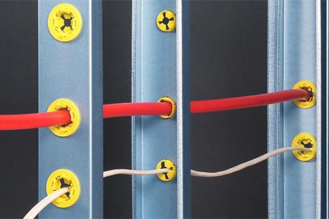 grommets in lgs frame