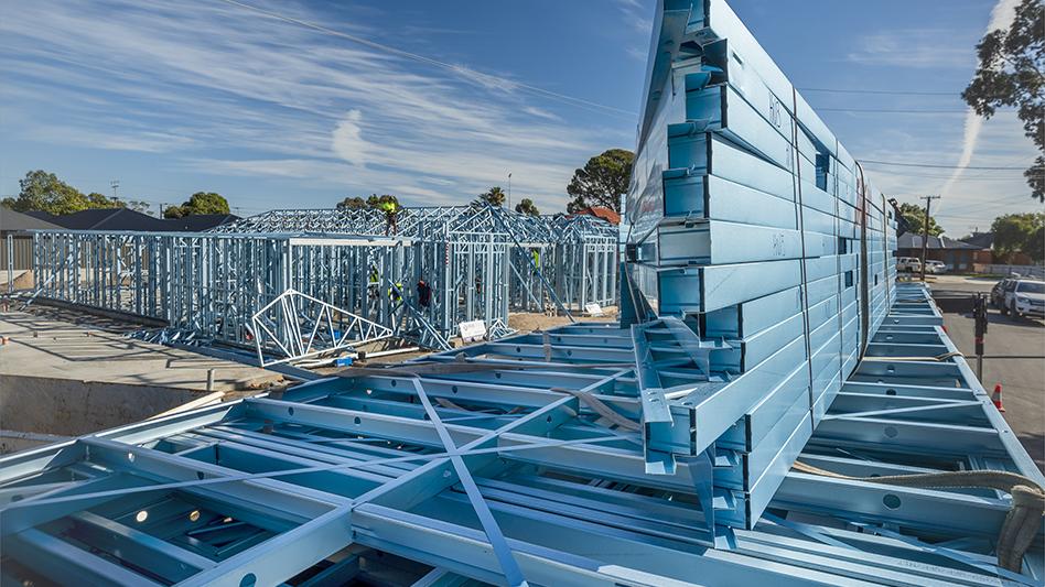 Framing made from TRUECORE® steel