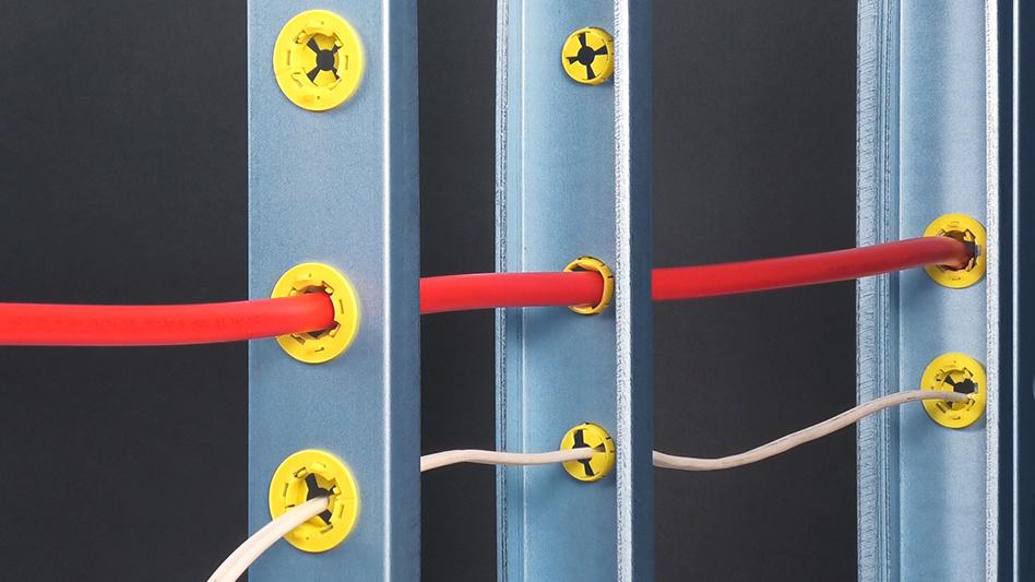 Cable running through LGS Framing