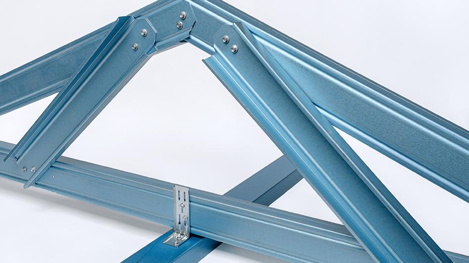 Assemby of internal truss bracket